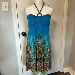 Blue Island style dress